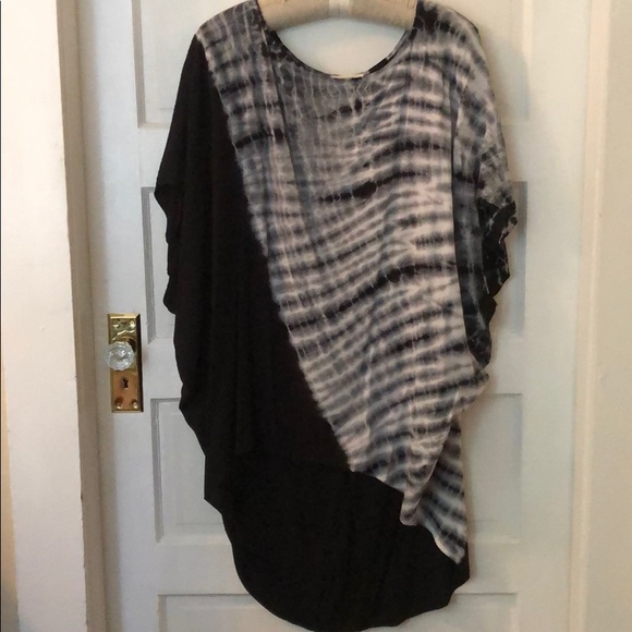 Gorgeous Tiedye Shibori Hi/Lo Top - Picture 2 of 5